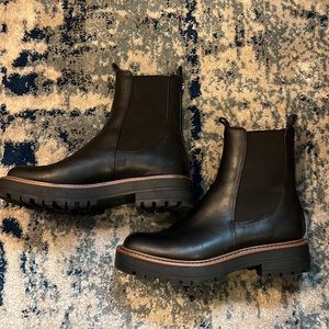 Sam Edelman Laguna Waterproof Lug Sole Chelsea Boot Sz 8.5